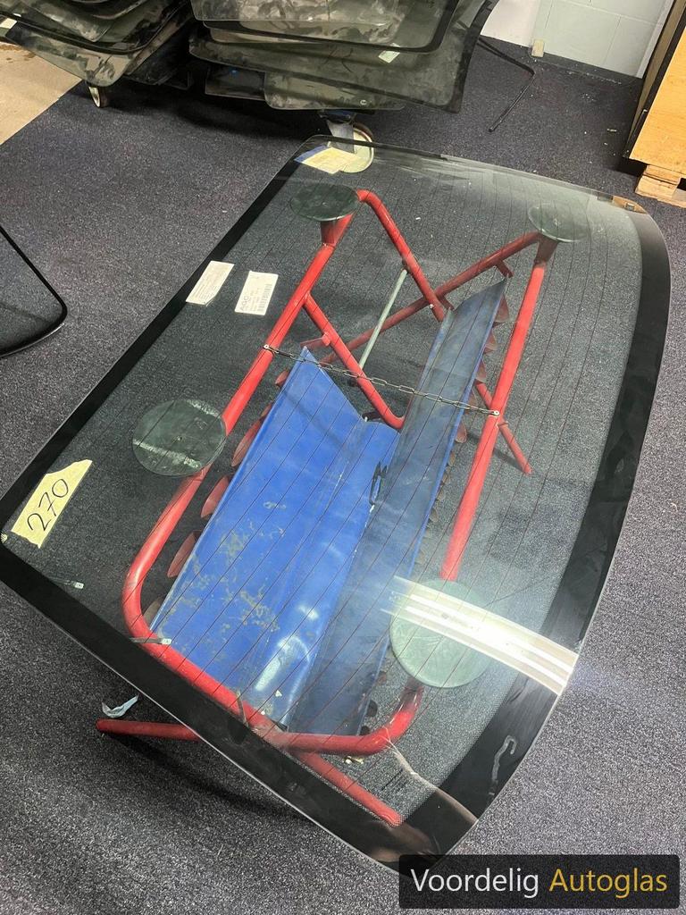 BMW 5-SERIE II E-34 88 - 10/89 SED ACHTERRUIT GROEN VERWARMD, Auto-onderdelen, Ruiten en Toebehoren, -, -, Nieuw, Ophalen of Verzenden