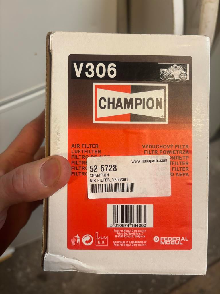 Nieuw Luchtfilter Champion V306 Yamaha Thunderace, Motoren, Ophalen of Verzenden, Nieuw