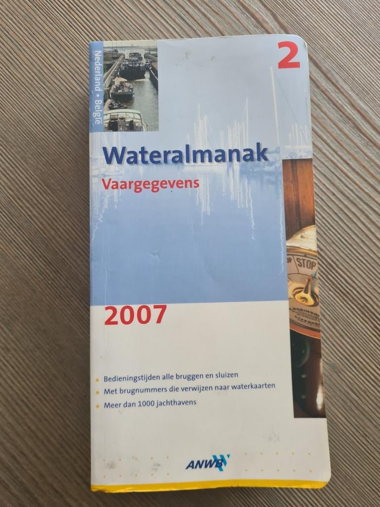Wateralmanak 2 Vaargegevens ANWB, Watersport en Boten, Ophalen of Verzenden, Zo goed als nieuw, Gps of Kompas