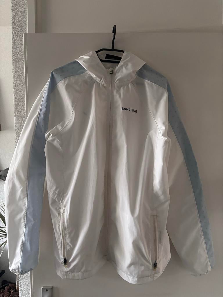 Banlieue zomerjas (windjack) maat L, Ophalen of Verzenden, Zo goed als nieuw, Maat 52/54 (L), Wit