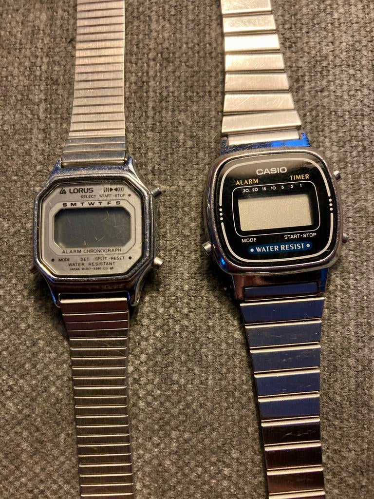 Vintage Lorus Casio Horloge, Verzenden, Staal, 1960 of later