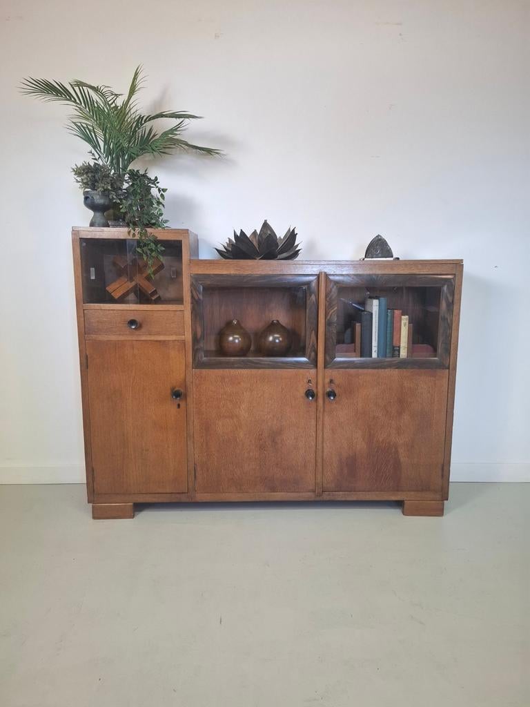 Art deco dressoir Amsterdamse school kast Haagse school, Ophalen of Verzenden