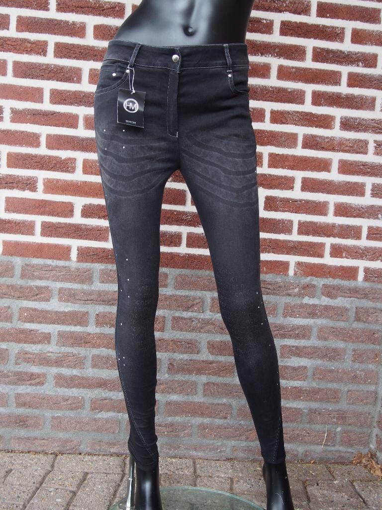 Montar Kamil Black Denim Back Pockets Maat 36, Dressuur, Nieuw, Dames, Onderkleding