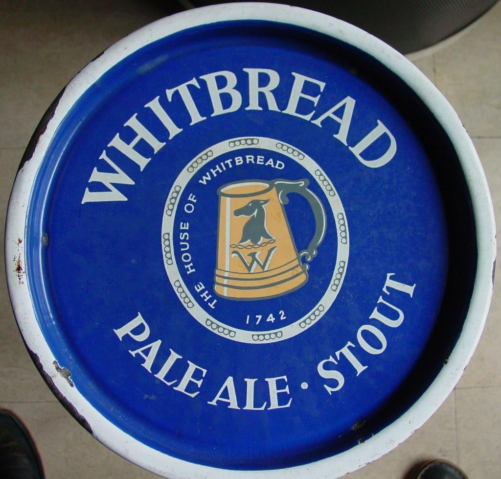 WHITBREAD PALE ALE STOUT DIENBLAD -EMAIL-, Ophalen of Verzenden, Gebruikt, Overige merken