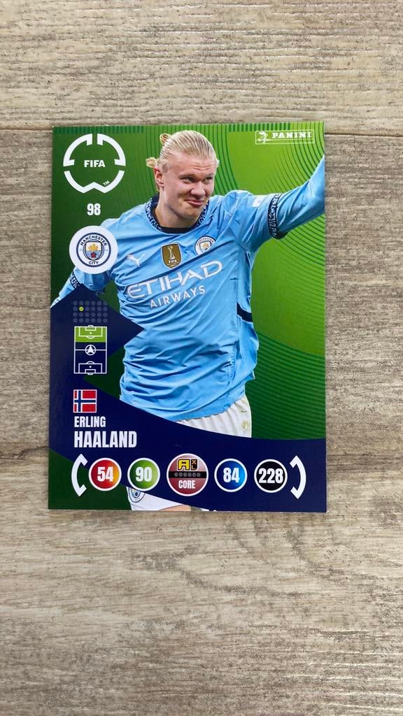 Haaland panini kaart, Ophalen of Verzenden, Zo goed als nieuw, Buitenlandse clubs, Poster, Plaatje of Sticker