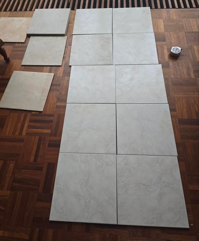 10 tegels (plavuizen) en nog een paar verschillende, Doe-het-zelf en Verbouw, Tegels, Keramiek, Ophalen of Verzenden, 20 tot 40 cm