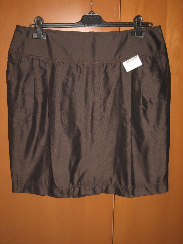 Chique bruin-zwart rokje Pools Designmerk: E 42 snazzeys, Kleding | Dames, Rokken, Bruin, Verzenden, Maat 42/44 (L), Nieuw