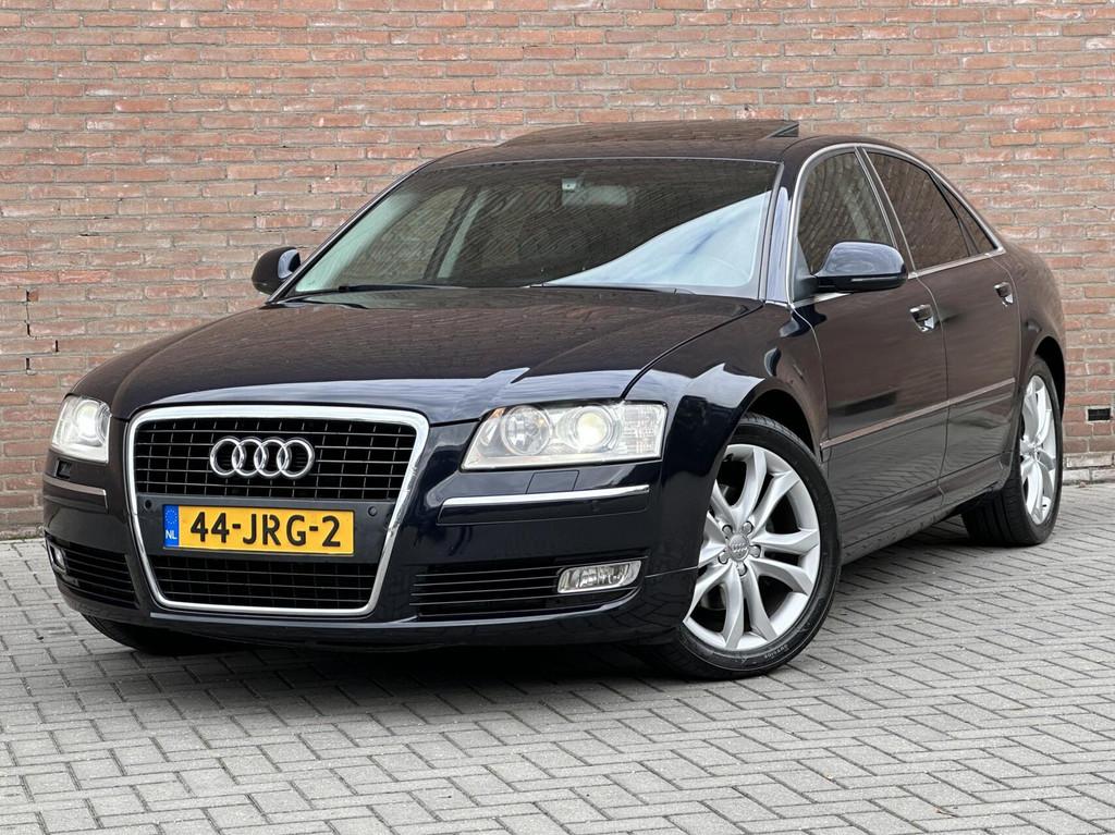 Audi A8 2.8 FSI Pro Line Schuifdak - Leder - Xenon - Keyless, Gebruikt, 2773 cc, Blauw, Leder