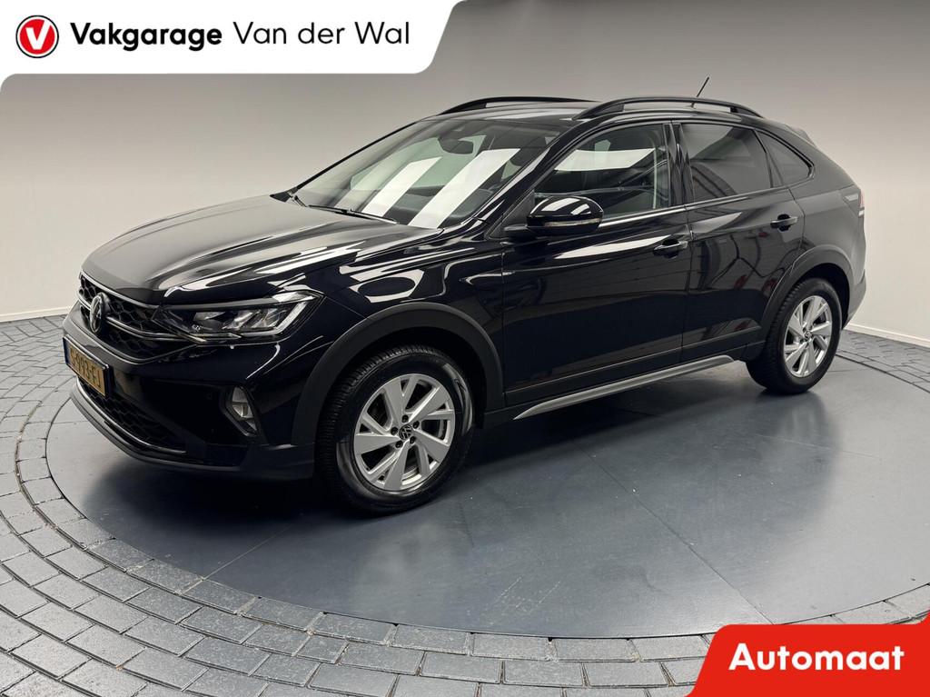 Volkswagen Taigo 1.0 TSi Life Automaat-Trekhaak-Airco-Adapt., Stof, Gebruikt, Met garantie (alle), Zwart