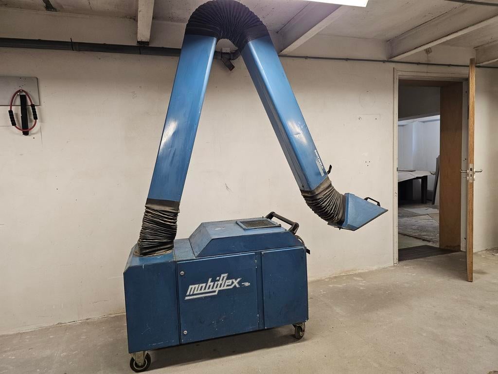 Lasdamp afzuiging - industriele afzuiging / las afzuiging, Ophalen, Mobiflex, Afzuiger, Mobiflex