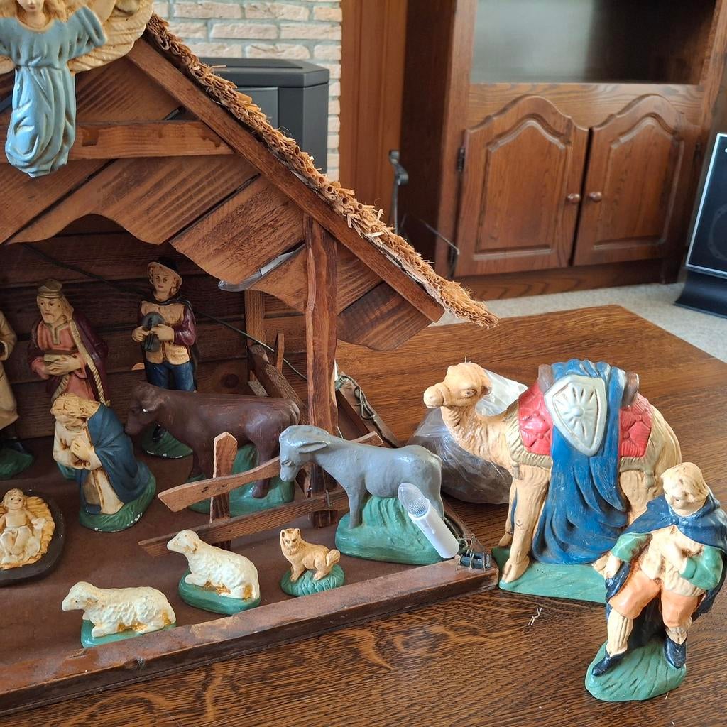 Mooie grote kerststal, Diversen, Ophalen of Verzenden