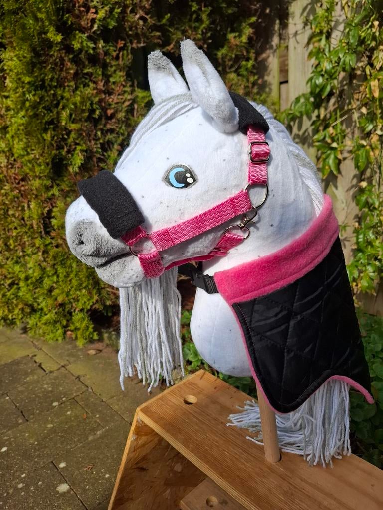 Hobbyhorse MET halster en dekentje, hobby horse Queen, Ophalen of Verzenden, Nieuw