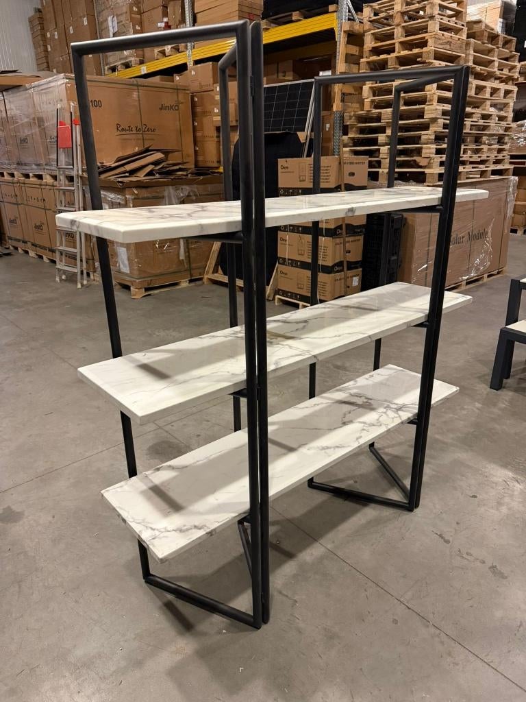 Richmond interiors Wandkast Lagrand Zwart, Ophalen, Gebruikt, 150 tot 200 cm, Info@opruimdeals.nl