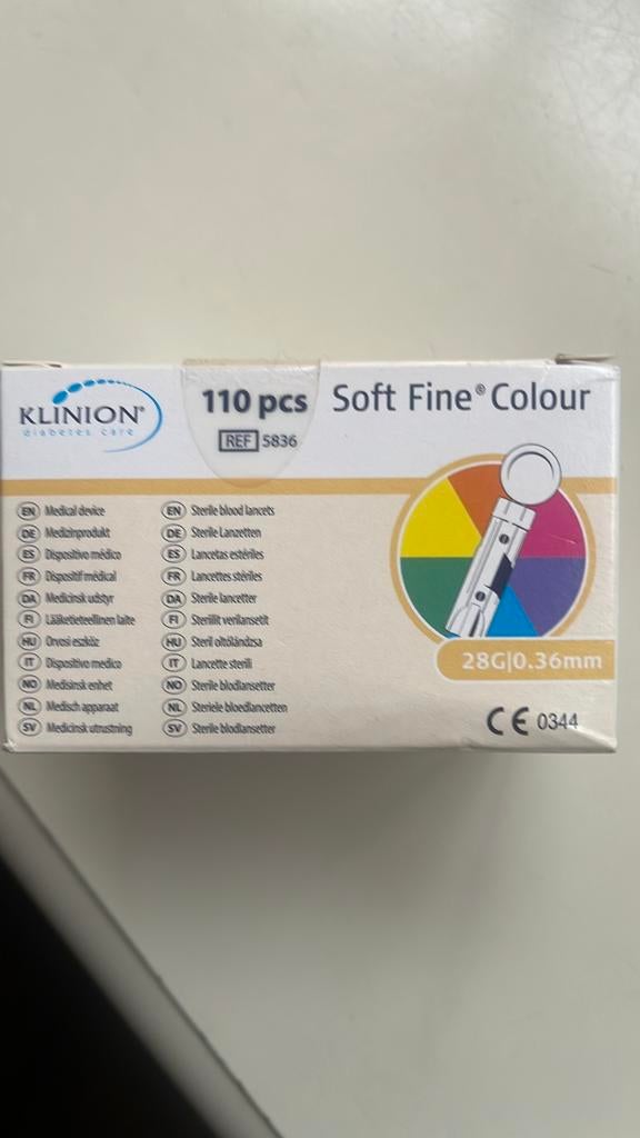 Soft line klinion steriele lancetten, Diversen, Ophalen of Verzenden, Nieuw
