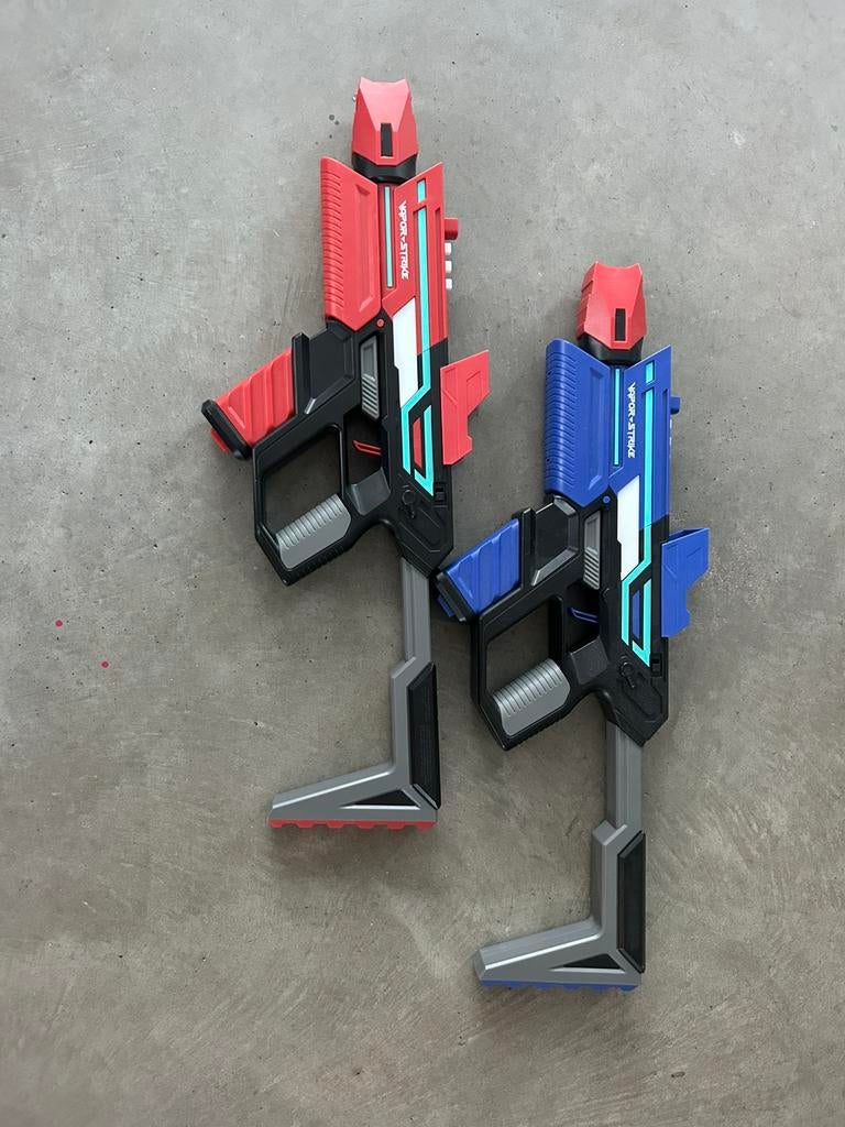 vapor strike laser gun 2 pack, Kinderen en Baby's, Speelgoed | Buiten | Actiespeelgoed, Ophalen of Verzenden, Zo goed als nieuw