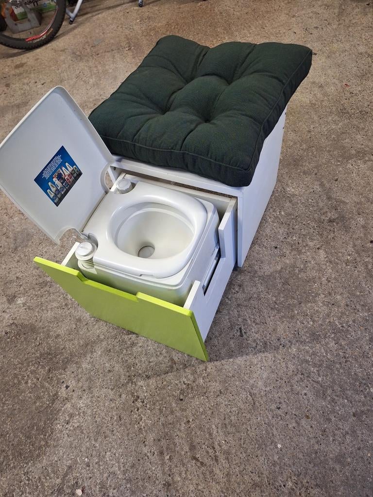 Porta potti, toiletkist, toilet kist, buscamper,, Ophalen of Verzenden, Minder dan 35 cm