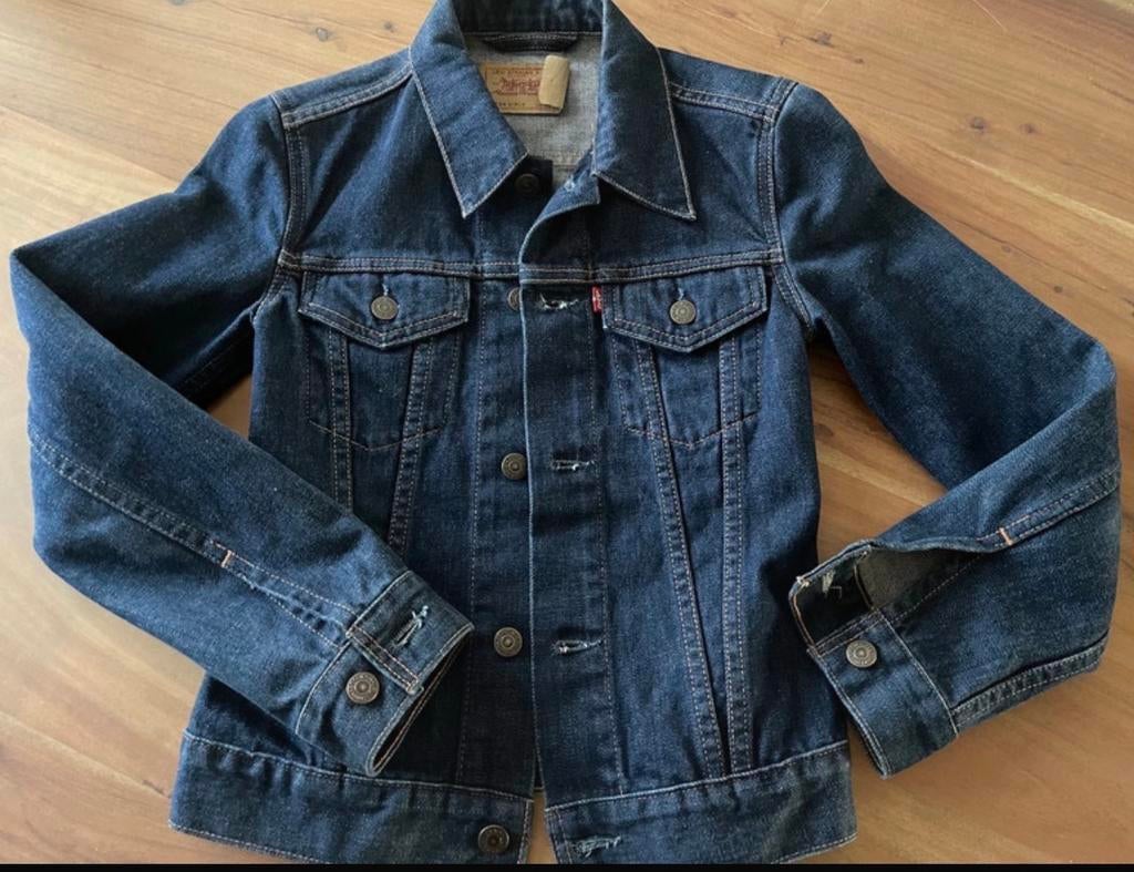 Nieuwstaat Levi's Original Trucker Jacket Dames XS, Ophalen of Verzenden, Nieuw, Maat 34 (XS) of kleiner, Blauw