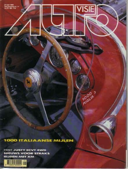 Autovisie 11 1989 : Lancia Delta HF Integrale 16V - Citroen, Ophalen of Verzenden, Gelezen, Algemeen