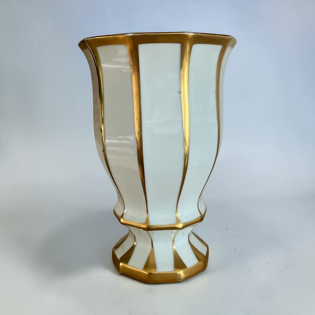 Antieke Fürstenberg porseleinen vaas - 18,5 cm, Ophalen