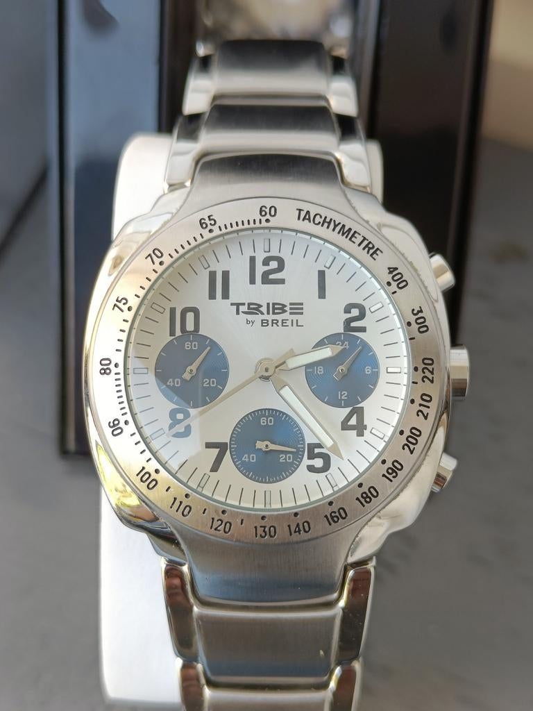 Breil Tribe Speedtimer Chronograph, Ophalen of Verzenden, Zo goed als nieuw, Wit