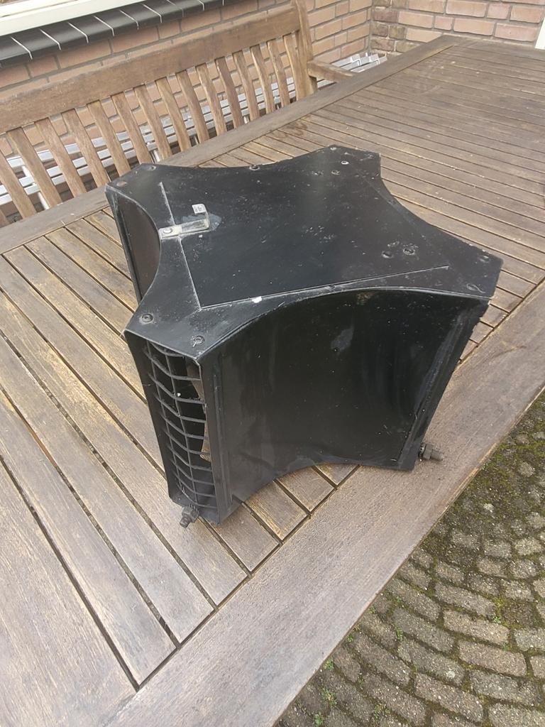 Zwarte schoorsteenkap voor optimale trek, Ophalen of Verzenden, Gebruikt