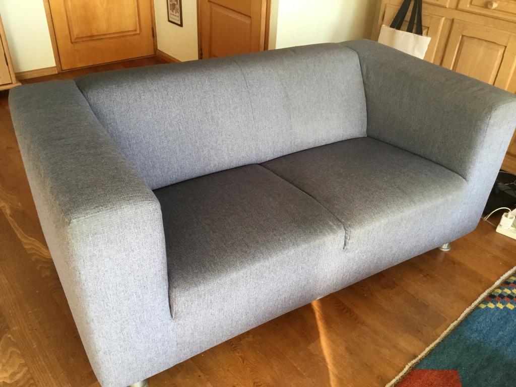 Stoffen Tweezitsbank, Ophalen, Gebruikt, 150 tot 200 cm, Tweepersoons