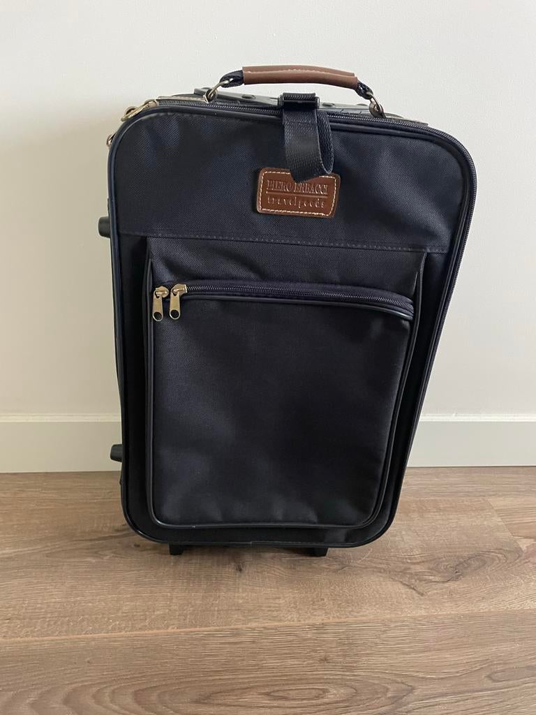 Handbagage koffer Piero Erbacci, Overige materialen, 50 tot 60 cm, Ophalen of Verzenden, Zo goed als nieuw