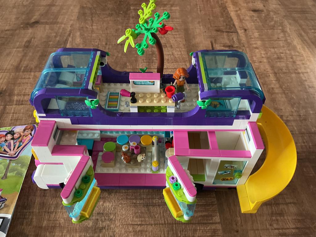Lego friends vriendschapsbus/camper en meer, Ophalen of Verzenden, Zo goed als nieuw