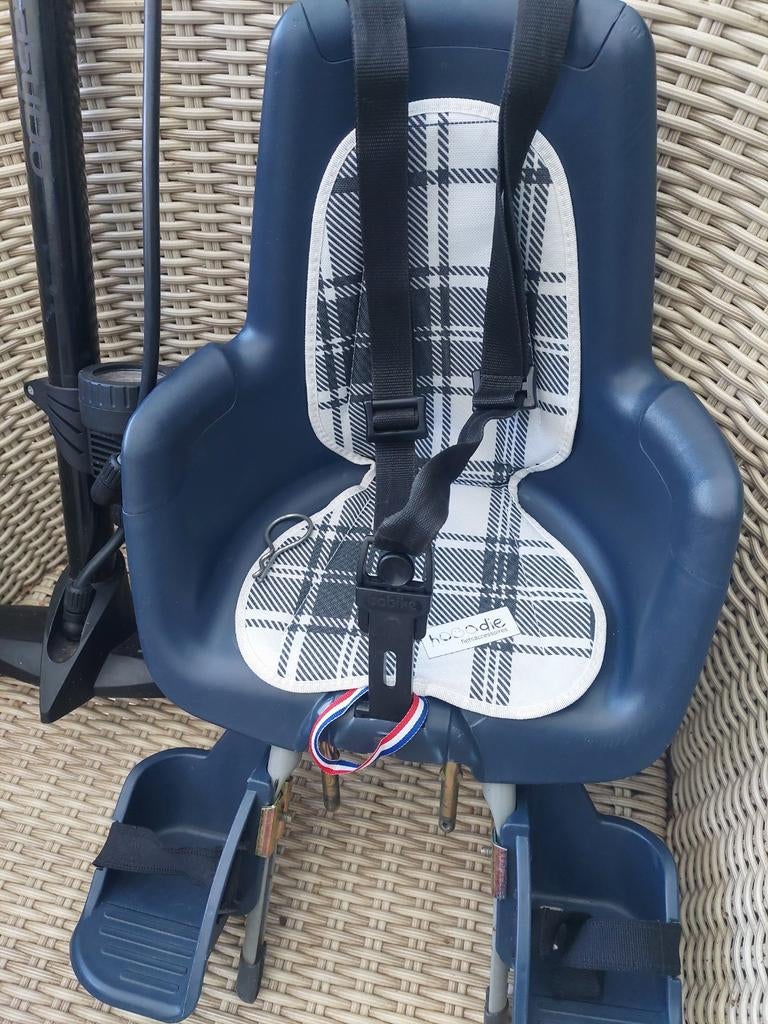 Bobike fietsstoeltje voor. Adapter aanwezig., Ophalen of Verzenden, Gebruikt