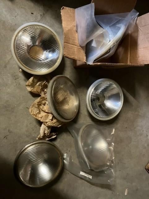 koplampglazen / reflectoren Nekaf Jeep ex NL leger, Ophalen of Verzenden, Landmacht, Nederland, Overige typen