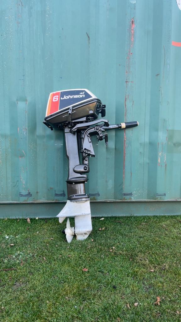Johnson 6 pk buitenboordmotor, Ophalen, Gebruikt