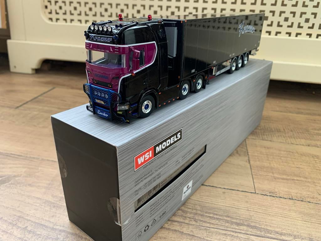 WSI Scania S Kraemer Transport BV model vrachtwagen, Ophalen of Verzenden, Nieuw, Bus of Vrachtwagen, Wsi