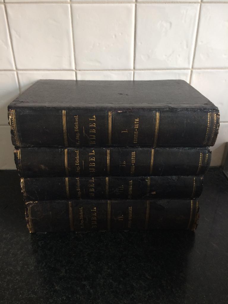 Bijbelverklaring A. Dachsel Oude Testament 4 delig compleet, Boeken, Ophalen of Verzenden, Zo goed als nieuw, A. Dachsel, Christendom | Protestants