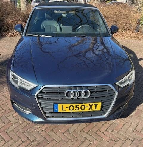 Audi A3 Cabrio 35 Tfsi 150pk 2019 Blauw, Auto's, Audi, 1498 cc, 4 cilinders, Leder en Stof, 75 €/maand