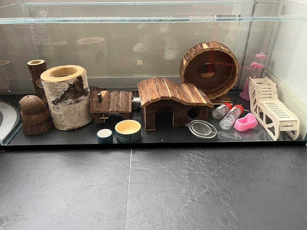 Ruime hamsterkooi 100x40x40cm compleet, Minder dan 60 cm, Kooi, Minder dan 75 cm, Ophalen of Verzenden