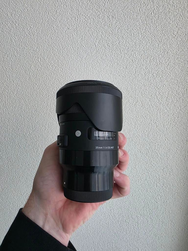 Sigma 35mm / f 1.4 DG HSM Sony FE, Audio, Tv en Foto, Fotografie | Lenzen en Objectieven, Ophalen of Verzenden, Zo goed als nieuw