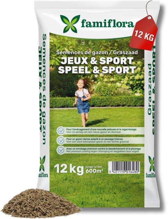 Graszaad 12kg 600m² Speel & Sport voor aanleg nieuw gazon, Verzenden, Nieuw, 20 m² of meer