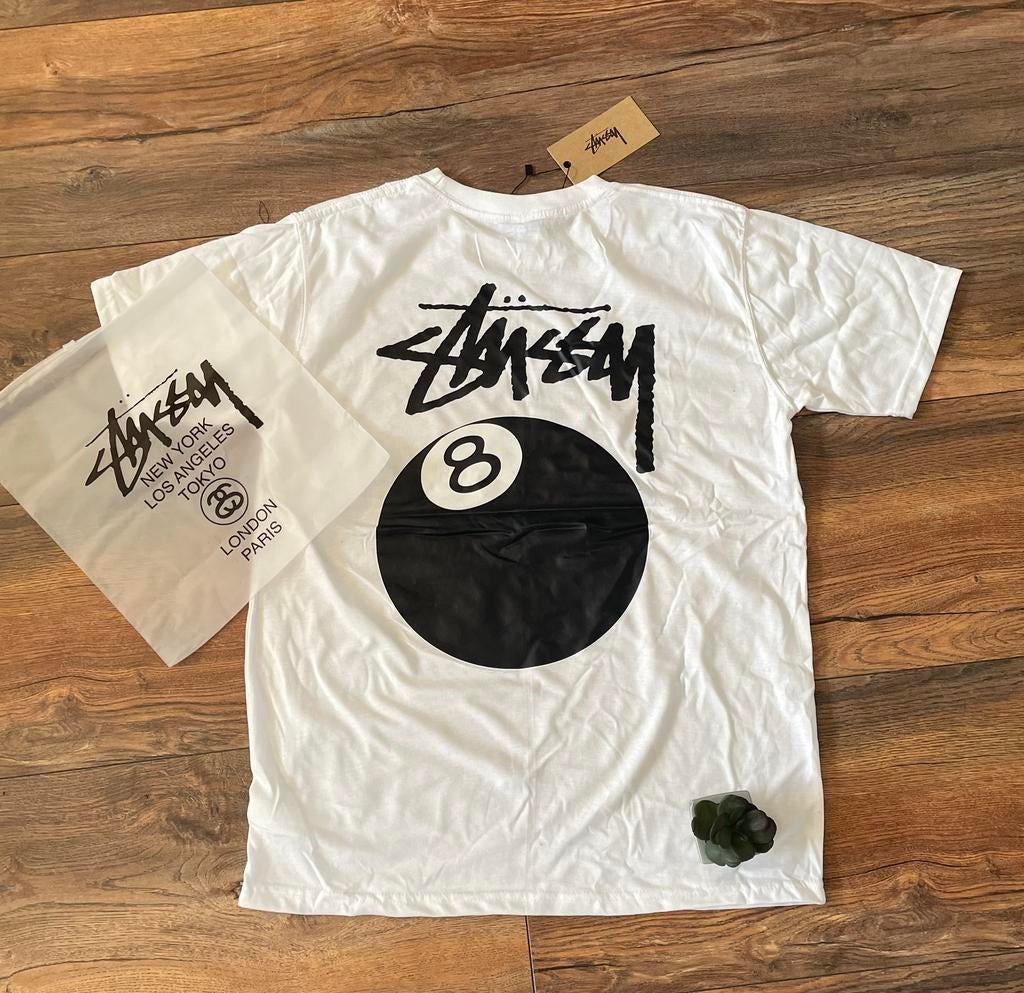 Stussy t shirt, Ophalen of Verzenden, Zo goed als nieuw, Wit