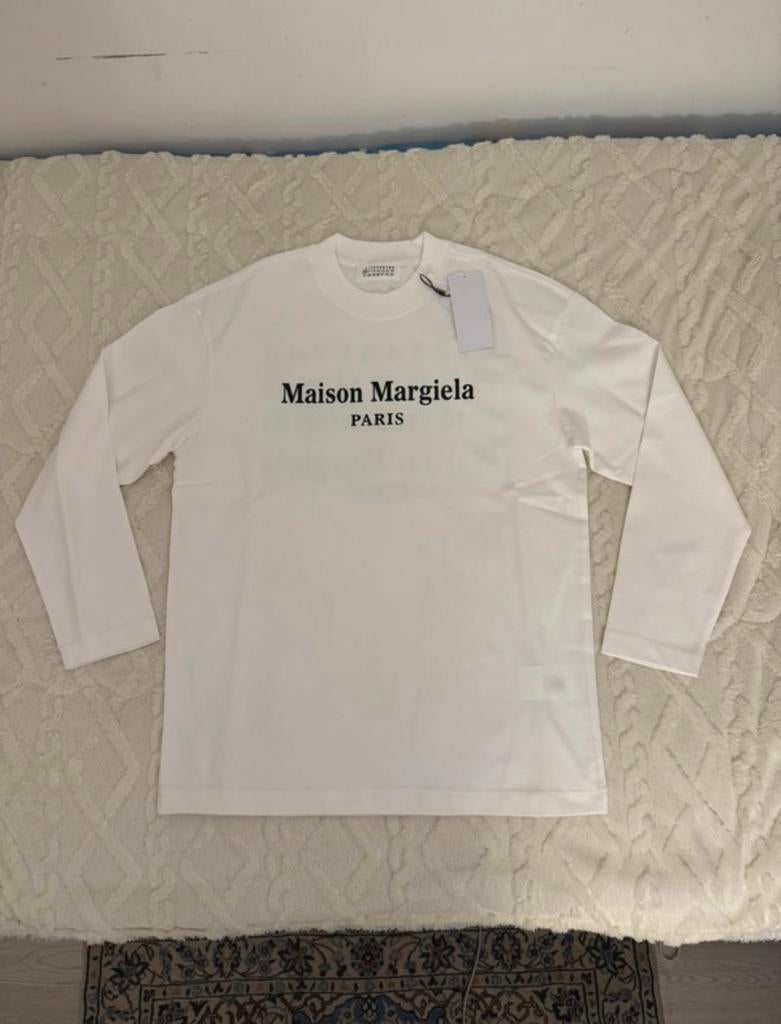 Maison Margiela longsleeve – wit, Kleding | Heren, T-shirts, Ophalen of Verzenden