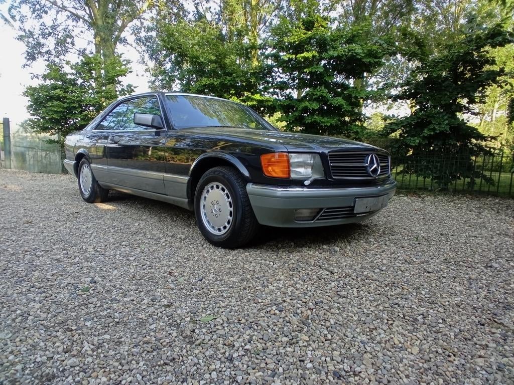 Mercedes 560SEC C126 NL auto Zeer mooie W126 SEC 1986, Auto's, Automaat, Achterwielaandrijving, 5600 cc, Zwart