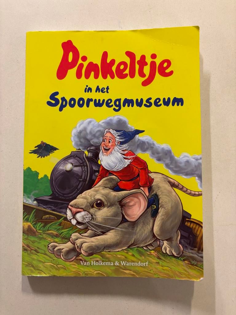 Pinkeltje in het Spoorwegmuseum boek naar idee Dick Laan!, Ophalen of Verzenden, Gelezen, Fictie algemeen