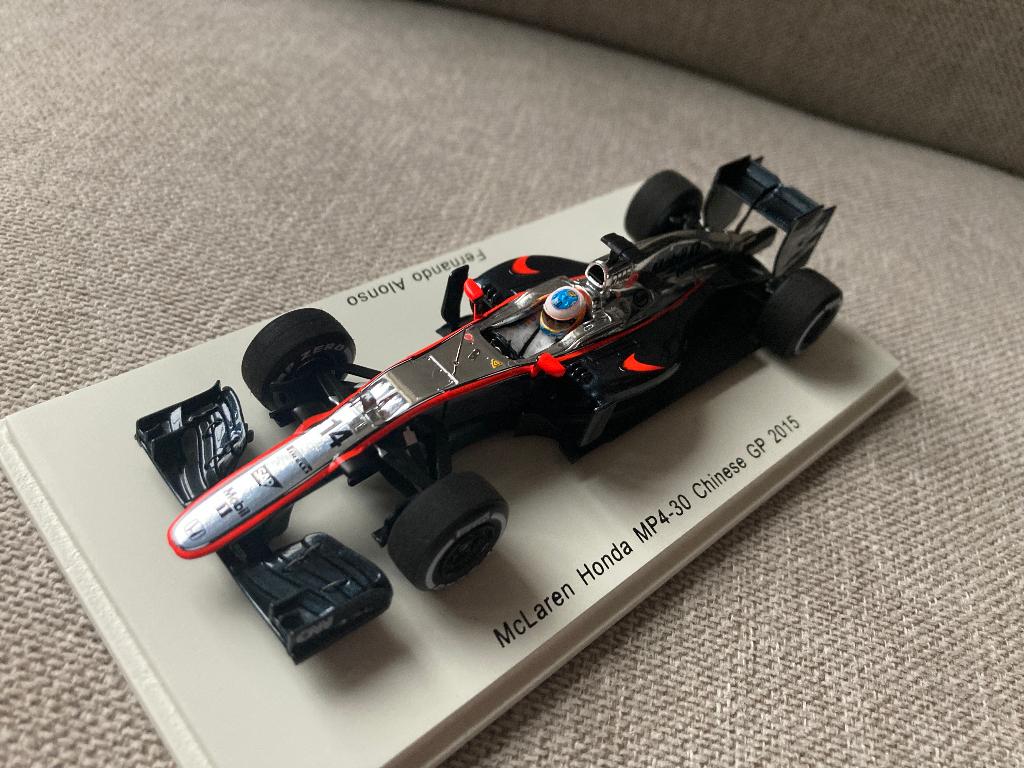 ✅ Fernando Alonso 1:43 Chinese GP 2015 Mclaren Honda F1, Ophalen of Verzenden, Nieuw, Formule 1