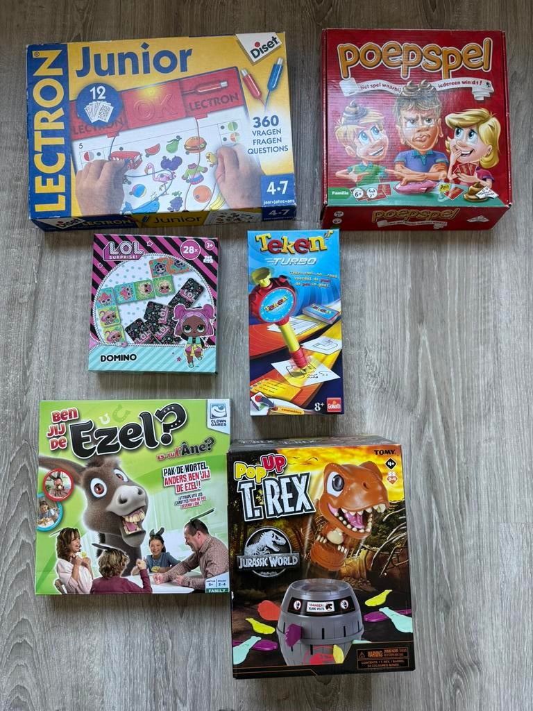 Diverse spellen, Ophalen, Gebruikt