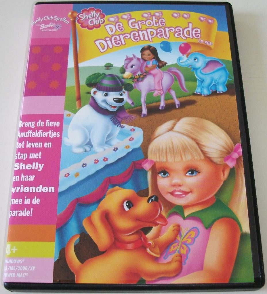 PC Game *** BARBIE *** Shelly Club: De Grote Dierenparade, 1 speler, Ophalen of Verzenden, Zo goed als nieuw, Vanaf 3 jaar