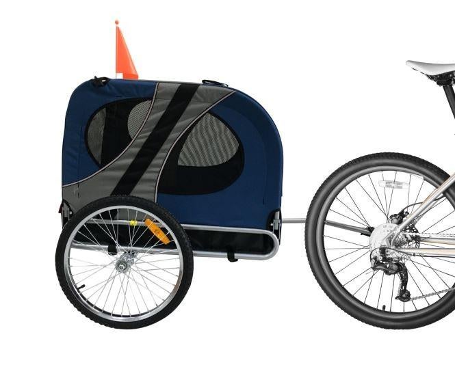 Fietskar Opvouwbaar Honden Fiets Kar Blauw nu voor € 129,00!, Ophalen of Verzenden, Nieuw
