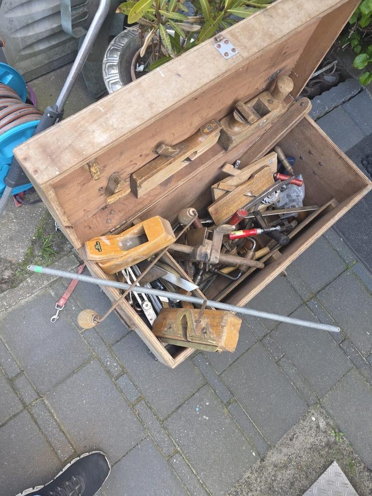 Grote partij oud gereedschap, diverse soorten, Doe-het-zelf en Verbouw, Gereedschap | Handgereedschap, Ophalen, Gebruikt