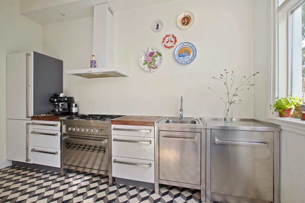 Praktische M-System keuken, Huis en Inrichting, Keuken | Complete keukens, Gebruikt, Wit, Enkelwandige keuken, Ophalen of Verzenden