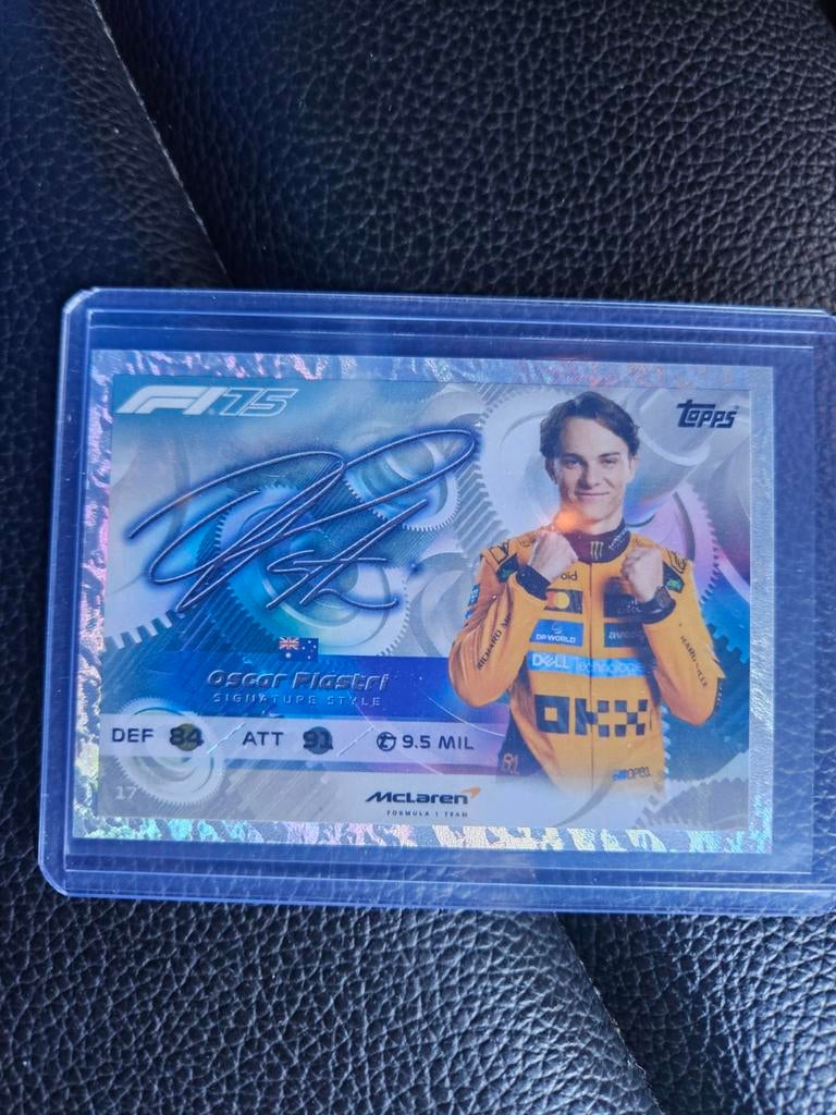 17 oscar piastri topps turbo attax f1 2025 signature style, Ophalen of Verzenden, Nieuw, Plaatje