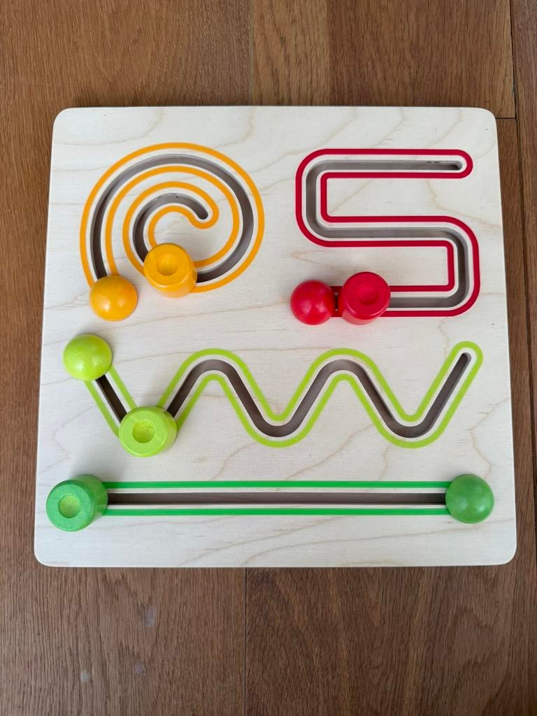 Engelhart schuif spel voor baby/dreumes, Ophalen, Zo goed als nieuw, 6 maanden tot 2 jaar, Van hout