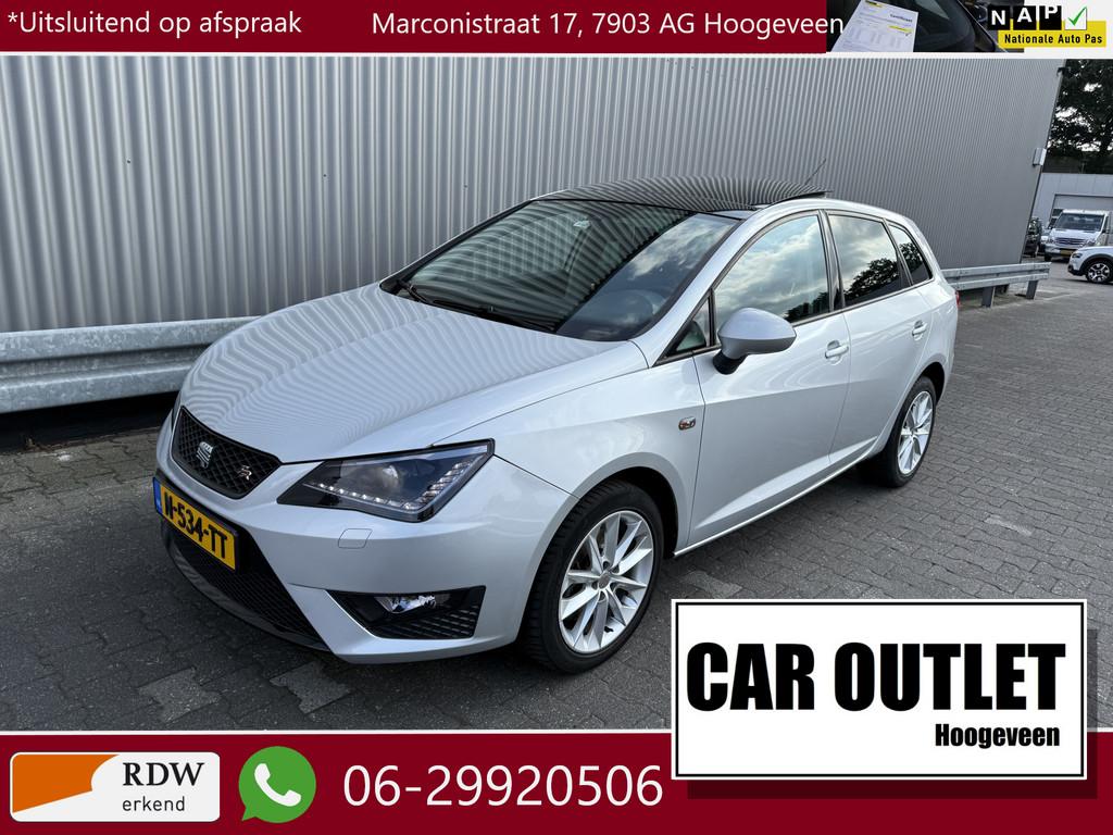 SEAT Ibiza ST 1.4 TSI FR Leer Pano Navi AUTOMAAT Nw APK --In, Auto's, Seat, Euro 5, Gebruikt, Zwart, 4 cilinders